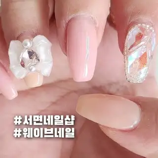 웨이브네일 사진