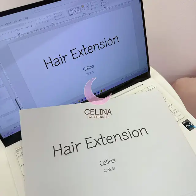 셀리나붙임머리 사진 1